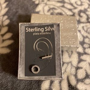 Sterling Silver 2 stud earrings set